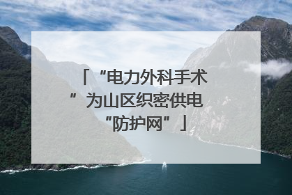 “电力外科手术”为山区织密供电“防护网”
