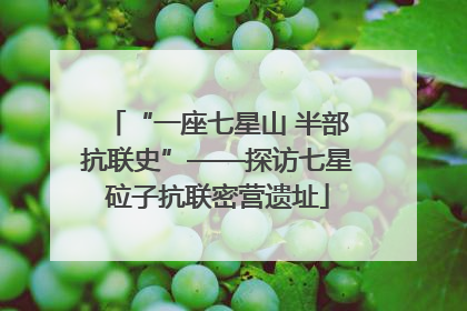 “一座七星山 半部抗联史”——探访七星砬子抗联密营遗址