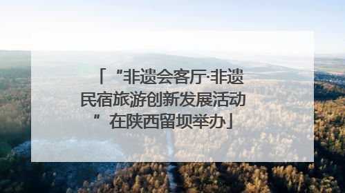 “非遗会客厅·非遗民宿旅游创新发展活动”在陕西留坝举办