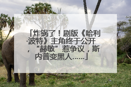 炸锅了！剧版《哈利·波特》主角终于公开，“赫敏”惹争议，斯内普变黑人……