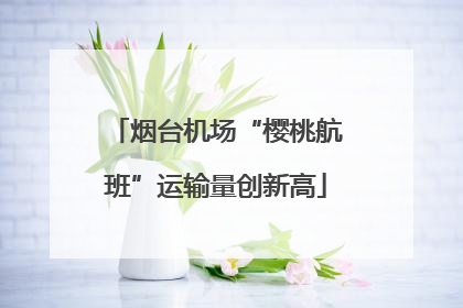 烟台机场“樱桃航班”运输量创新高