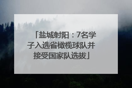 盐城射阳：7名学子入选省橄榄球队并接受国家队选拔
