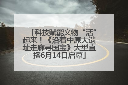 科技赋能文物“活”起来！《沿着中原大遗址走廊寻国宝》大型直播6月14日启幕