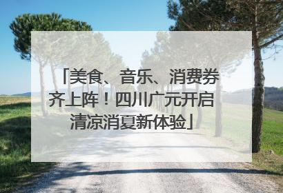 美食、音乐、消费券齐上阵！四川广元开启清凉消夏新体验