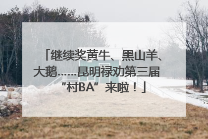 继续奖黄牛、黑山羊、大鹅……昆明禄劝第三届“村BA”来啦！