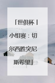 世俱杯丨小组赛：切尔西胜突尼斯希望