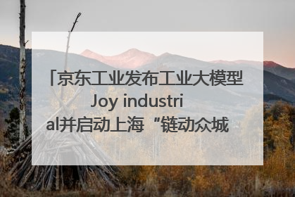 京东工业发布工业大模型Joy industrial并启动上海“链动众城 万亿降本”计划