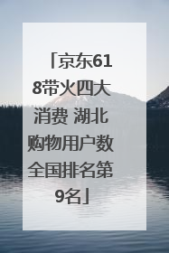 京东618带火四大消费 湖北购物用户数全国排名第9名