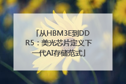 从HBM3E到DDR5：美光芯片定义下一代AI存储范式