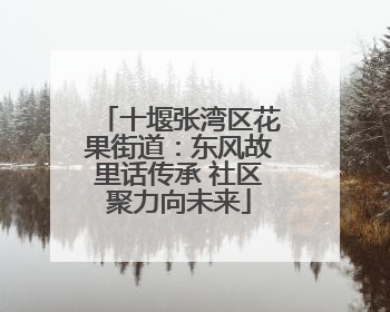 十堰张湾区花果街道：东风故里话传承 社区聚力向未来
