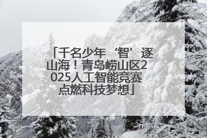 千名少年‘智’逐山海！青岛崂山区2025人工智能竞赛点燃科技梦想