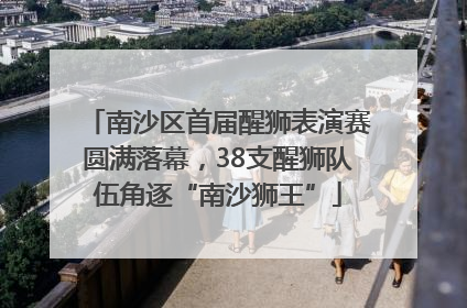 南沙区首届醒狮表演赛圆满落幕，38支醒狮队伍角逐“南沙狮王”