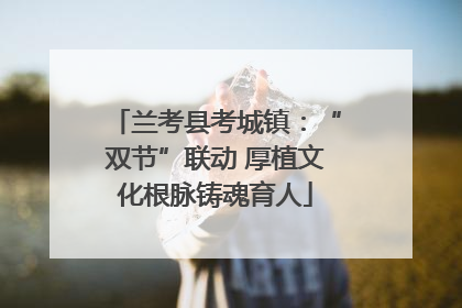 兰考县考城镇：“双节”联动 厚植文化根脉铸魂育人