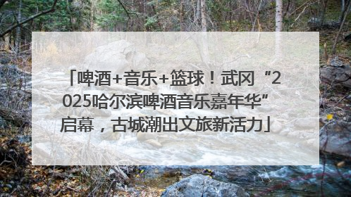 啤酒+音乐+篮球！武冈“2025哈尔滨啤酒音乐嘉年华”启幕，古城潮出文旅新活力