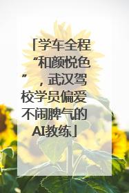 学车全程“和颜悦色”，武汉驾校学员偏爱不闹脾气的AI教练