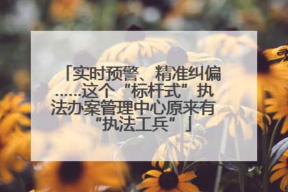 实时预警、精准纠偏……这个“标杆式”执法办案管理中心原来有“执法工兵”