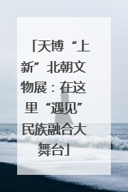 天博“上新”北朝文物展：在这里“遇见”民族融合大舞台