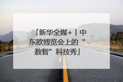 新华全媒+丨中东欧博览会上的“数智”科技秀