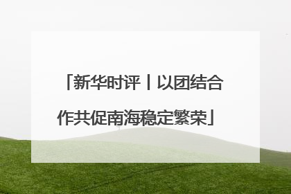 新华时评丨以团结合作共促南海稳定繁荣