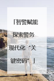 智警赋能 探索警务现代化“关键密码”