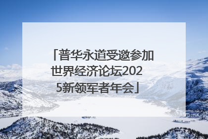 普华永道受邀参加世界经济论坛2025新领军者年会