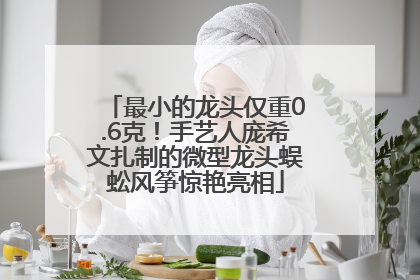 最小的龙头仅重0.6克！手艺人庞希文扎制的微型龙头蜈蚣风筝惊艳亮相