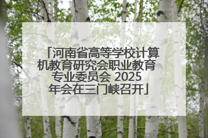 河南省高等学校计算机教育研究会职业教育专业委员会 2025 年会在三门峡召开