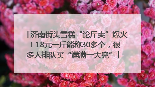 济南街头雪糕“论斤卖”爆火！18元一斤能称30多个，很多人排队买“满满一大兜”
