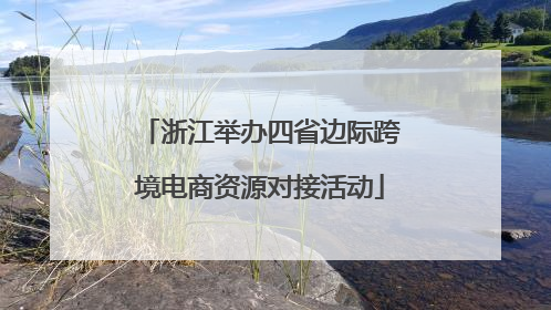 浙江举办四省边际跨境电商资源对接活动