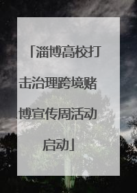 淄博高校打击治理跨境赌博宣传周活动启动