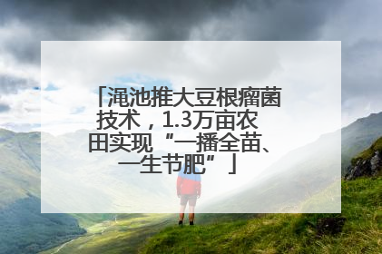 渑池推大豆根瘤菌技术，1.3万亩农田实现“一播全苗、一生节肥”