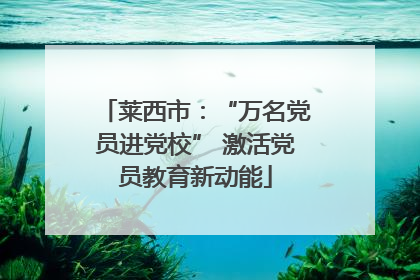 莱西市：“万名党员进党校” 激活党员教育新动能