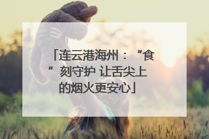 连云港海州：“食”刻守护 让舌尖上的烟火更安心