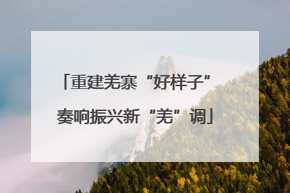 重建羌寨“好样子” 奏响振兴新“羌”调