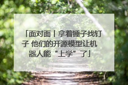 面对面丨拿着锤子找钉子 他们的开源模型让机器人能“上学”了