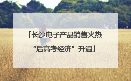 长沙电子产品销售火热 “后高考经济”升温