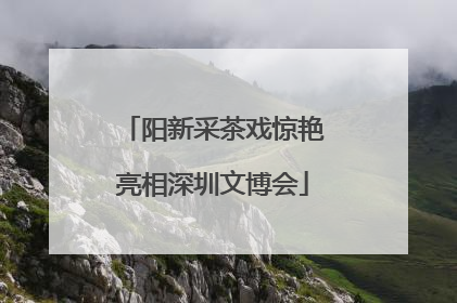 阳新采茶戏惊艳亮相深圳文博会