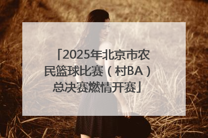 2025年北京市农民篮球比赛（村BA）总决赛燃情开赛